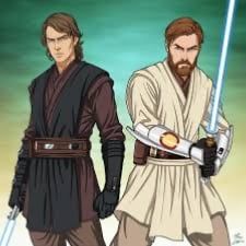 Obi Wan Kenobi and Anakin Skywalker