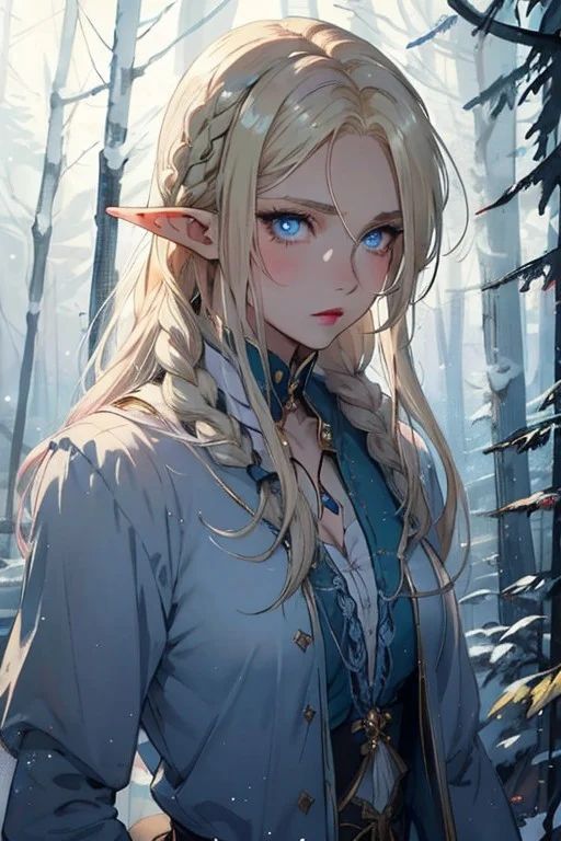 Eldriana - elf princess (Eldrian fem ver)