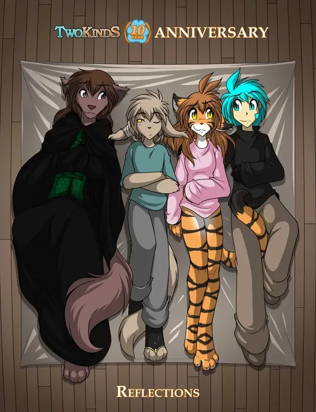 Avatar of Group A from Twokinds (Trace, Flora, Keith, Natani)